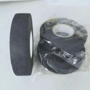 Polyester ikke-vævet Fleece Automotive ledningsbundt selvklæbende isoleringstape 0,25 mm * 19 mm * 20 m